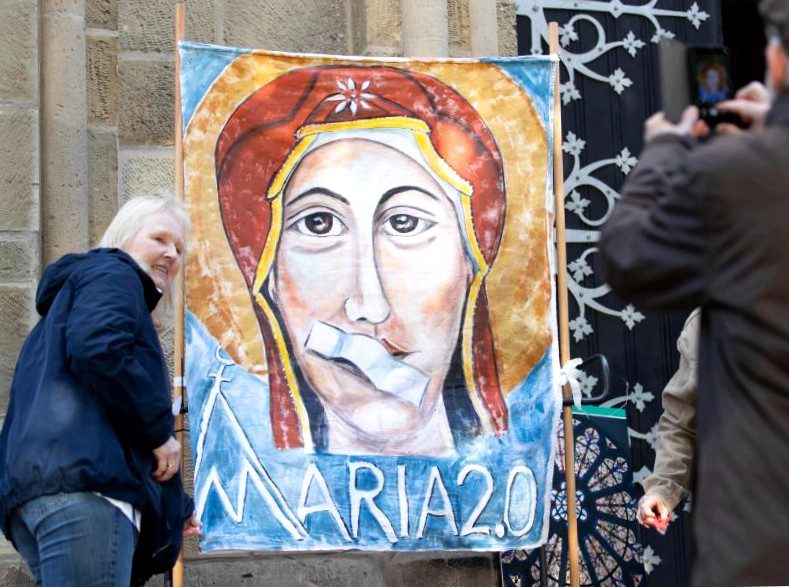 church strike for women's rights: rough echo for 'maria 2.0'